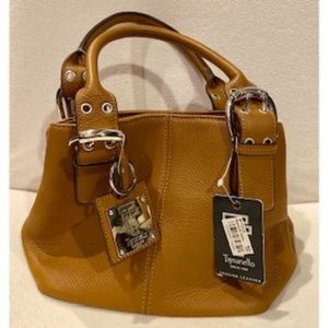 Tignanello Small Cognac Tote NWT